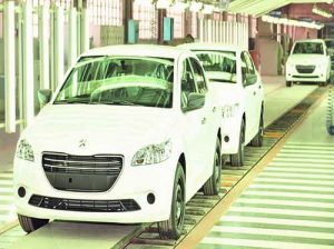 Peugeot assembly line at PAN Nigeria, Kaduna