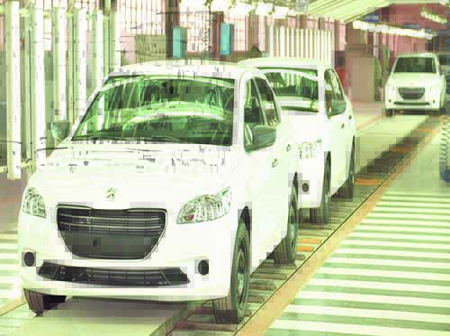 Peugeot assembly line at PAN Nigeria, Kaduna