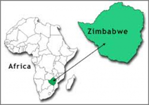 ZIMBABWE AFRICA MAP