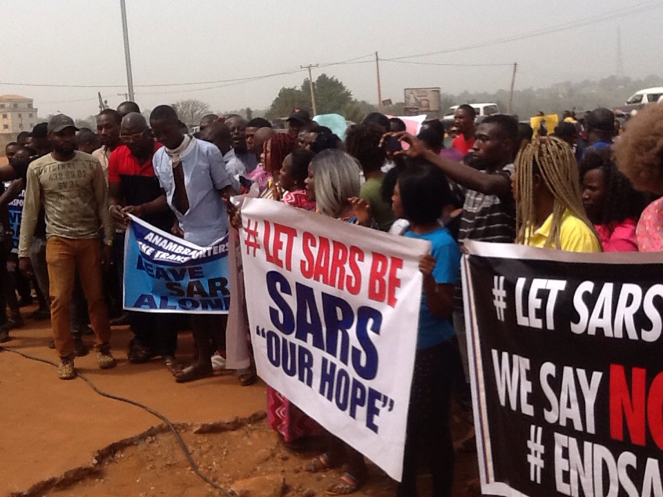 SARS protest
