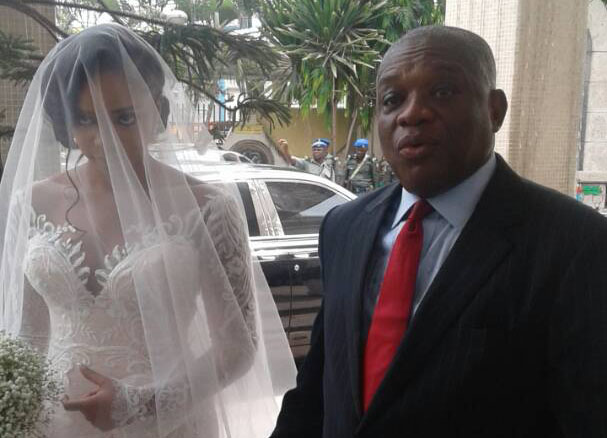 The bride with Dr Kalu