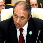FILE PHOTO – Egyptian Interior Minister Habib El-Adly attends Arab interior ministers meeting in Tunis.