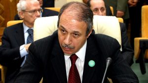 FILE PHOTO – Egyptian Interior Minister Habib El-Adly attends Arab interior ministers meeting in Tunis.