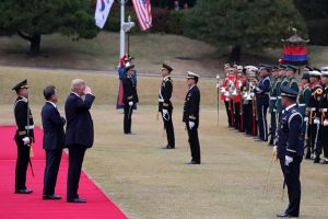 U.S. President Donald Trump In South Korea