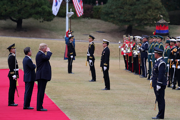 U.S. President Donald Trump In South Korea