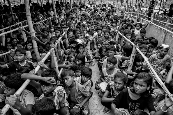 Rohingya Refugees Flee Into Bangladesh to Escape Ethnic Cleansing