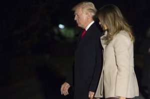 U.S. President Donald Trump Arrives To The White House After Mar-A-Lago Vacation