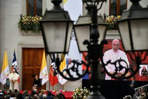 CHILE-POPE-VISIT-BACHELET
