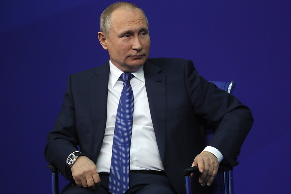 Russia’s President Putin meets with his election representatives