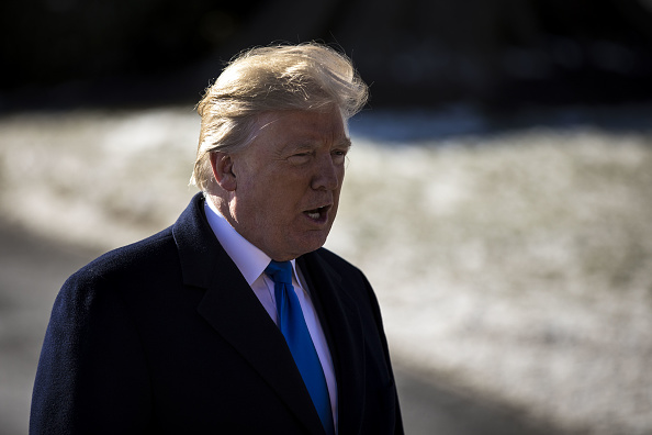 President Trump Departs The White House To Spend The Weekend At Camp David