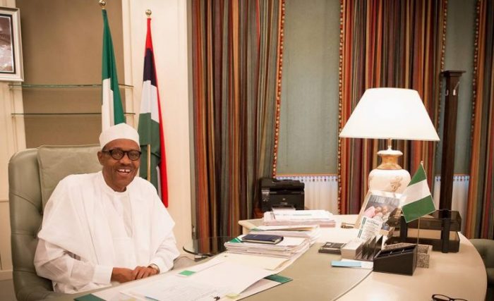 buhari office smile