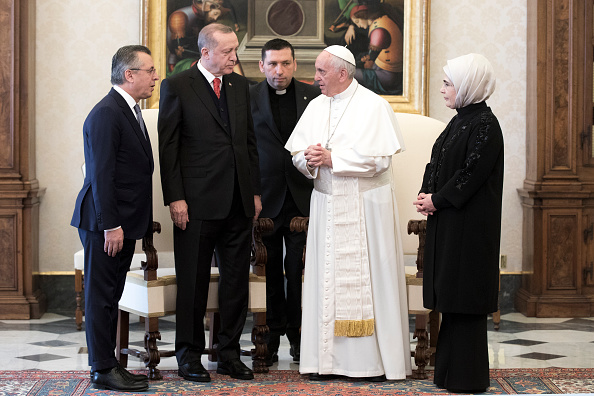 Pope Francis Meets President of Turkey Recep Tayyip Erdogan