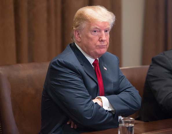 U.S. President Donald Trump Hosts Law Enforcement Round Table On MS-13