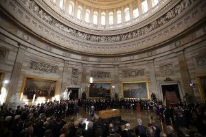 Rev. Billy Graham Lies In Honor In U.S. Capitol Rotunda