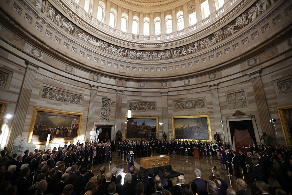 Rev. Billy Graham Lies In Honor In U.S. Capitol Rotunda