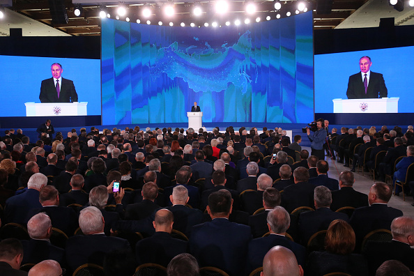 Vladimir Putin Makes Annual State To The Nation Address