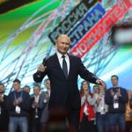 Russian President Vladimir Putin Visits Youth Forum in Moscow