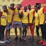 Chuey Chu with the 6 Finalist from the Lagos edition of the Maltavator Challenge