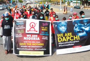 Parents-of-abducted-Dapchi-schoolgirls-protest