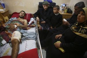 Gaza Hospitals ISRAELI fire