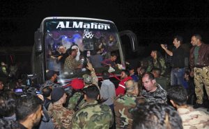 SYRIAN govt rebel town