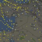 Syria AIRSTRIKES reroute flights