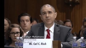 U.S. Assistant Secretary of State for CONSULAR Affairs Carl Risch