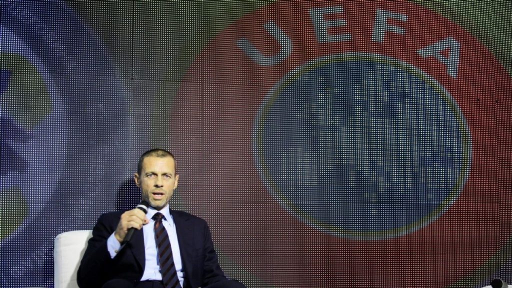 UEFA President WORLD CUP VAR Russia