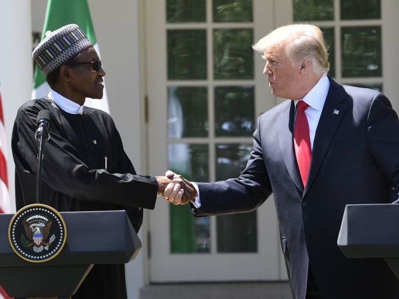 BUHARI TRUMP CHRISTIANS NIGERIA
