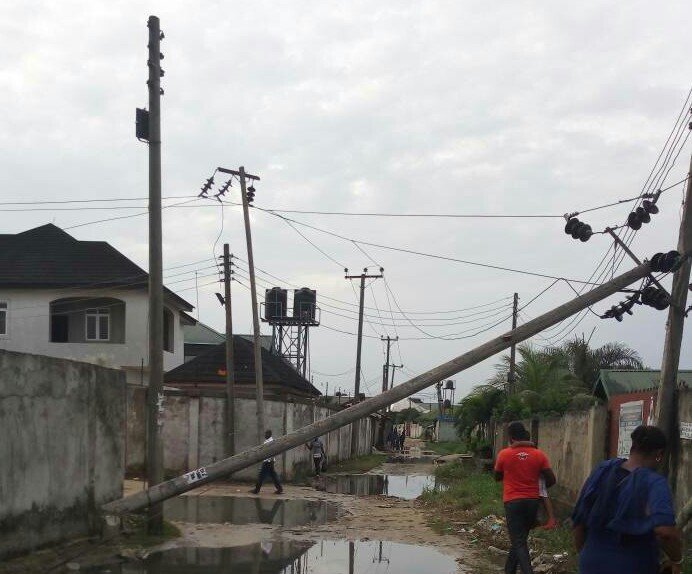 PORT HARCOURT – RAINSTORM – POWER INSTALLATIONS
