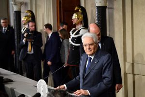 ITALIAN PRESIDENT SERGIO MATTARELLA