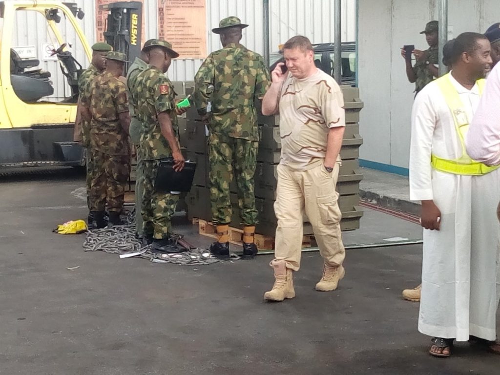 ARMS CONSIGNMENT – NIGERIAN ARMY – CZECH REPUBLIC