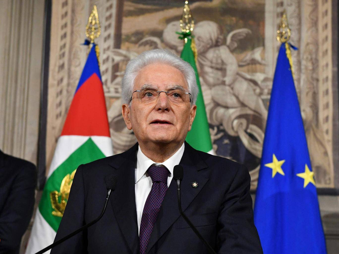 sergio-mattarella – rejects finance MINISTER