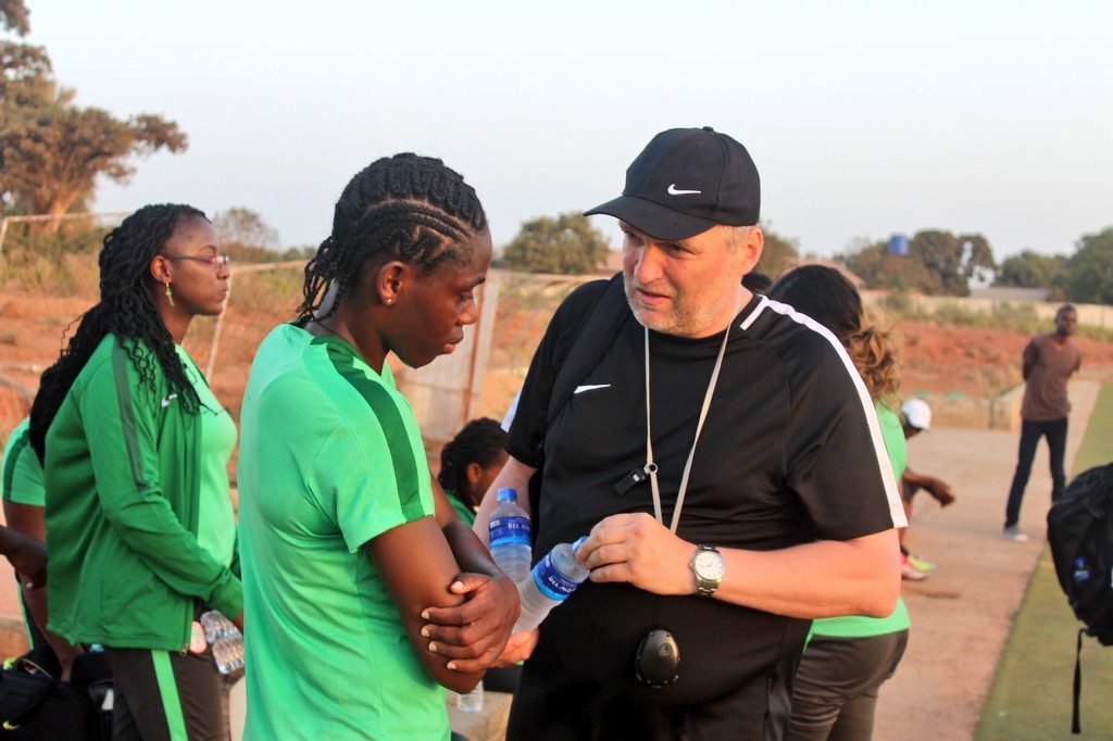 COACH DENNERBY – SUPER FALCONS – GAMBIA