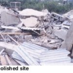 demolished site