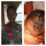 MOTHER – BABY – PIT LATRINE