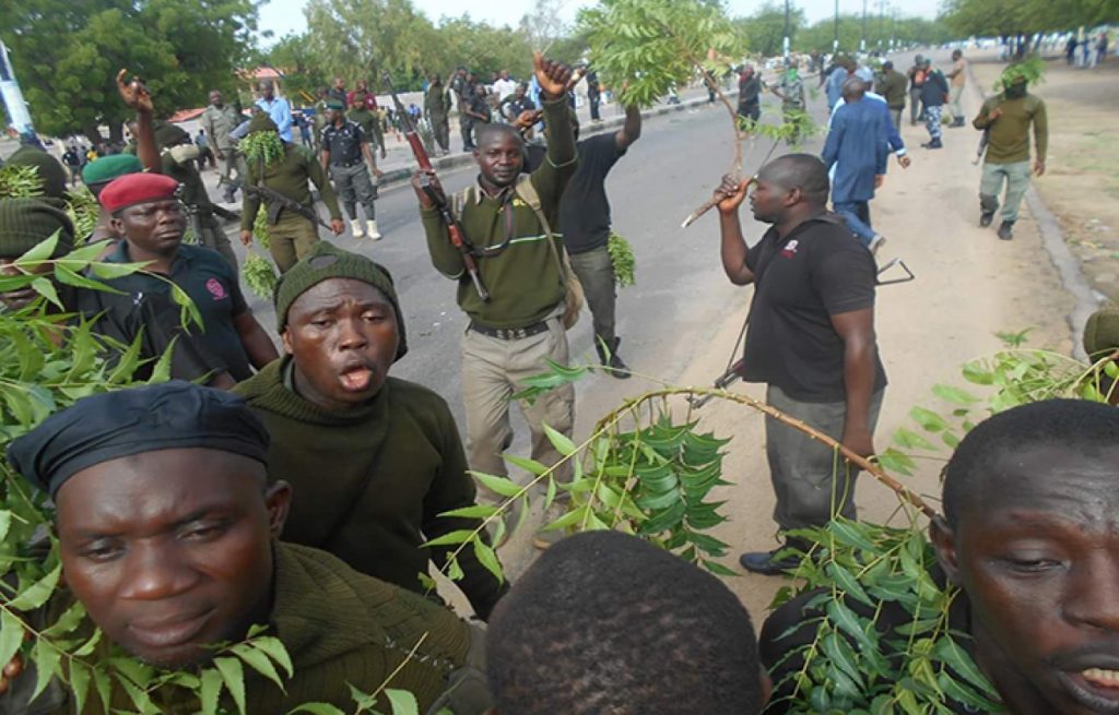POLICE PROTEST – MAIDUGURI