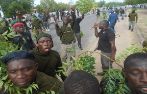 POLICE PROTEST – MAIDUGURI