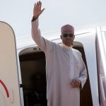 president buhari departure
