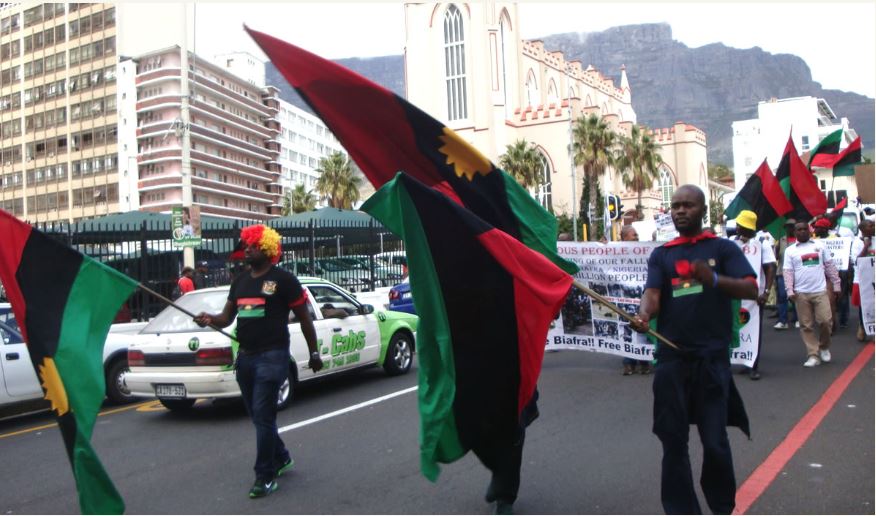 IPOB PLAN PROTEST AT THE HAGUE
