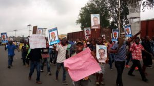 MADUMERE SUPPORTERS PROTEST