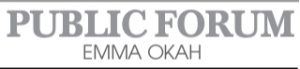 PUBLIC FORUM