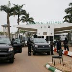 Armed-men-block-entrance-to-Nigeria-parliament