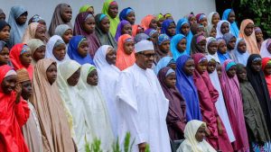 Buhari-Receives-Dapchi-Girls