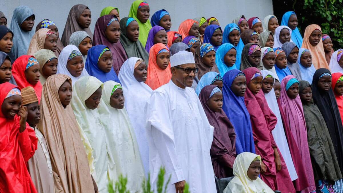 Buhari-Receives-Dapchi-Girls