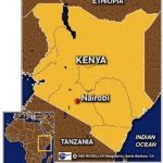 map of kenya