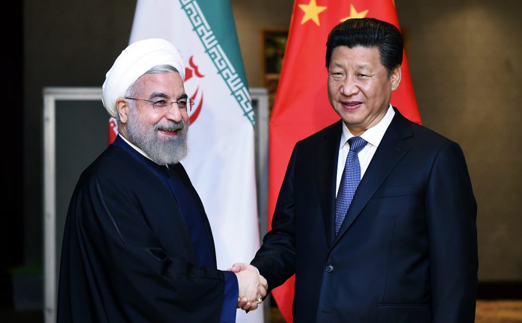 CHINA-IRAN-PRESIDENTS-MEETING