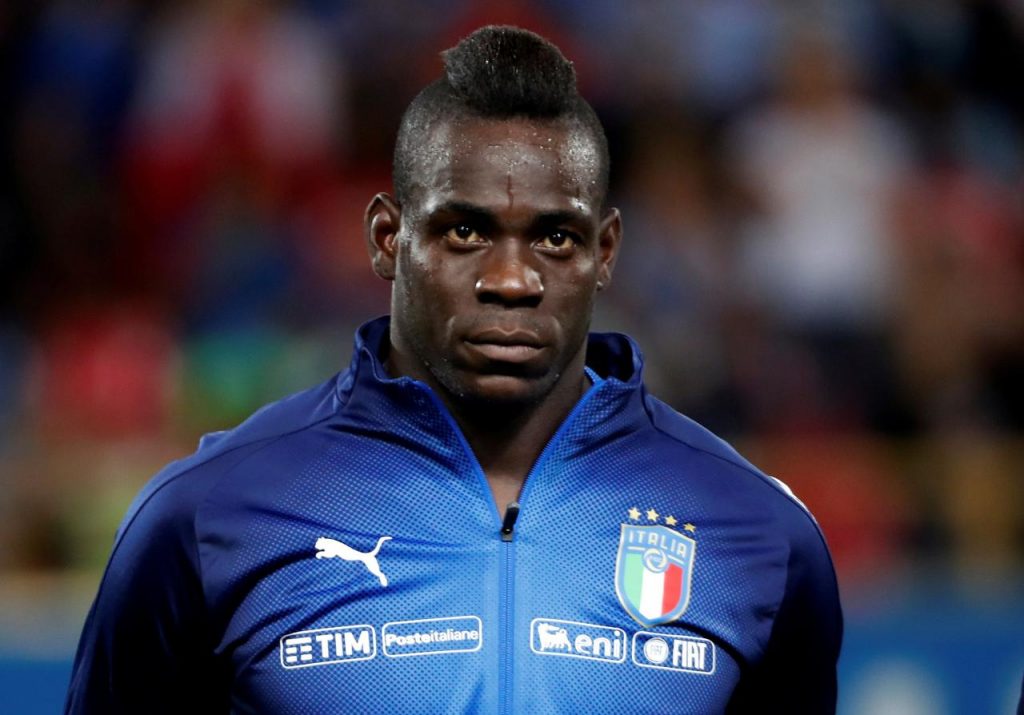 FILE PHOTO: Italy’s Mario Balotelli before Nations League match against Poland at Stadio Renato Dall’Ara, Bologna, Italy – September 7, 2018