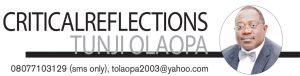 CRITICAL REFLECTIONS – OLAOPA