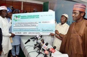 NOMINATION FORM FOR BUHARI RE-ELECTION